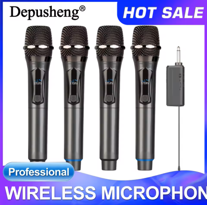 4 Channel Wireless Microphone System